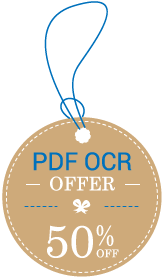 PDF OCR 25% OFF